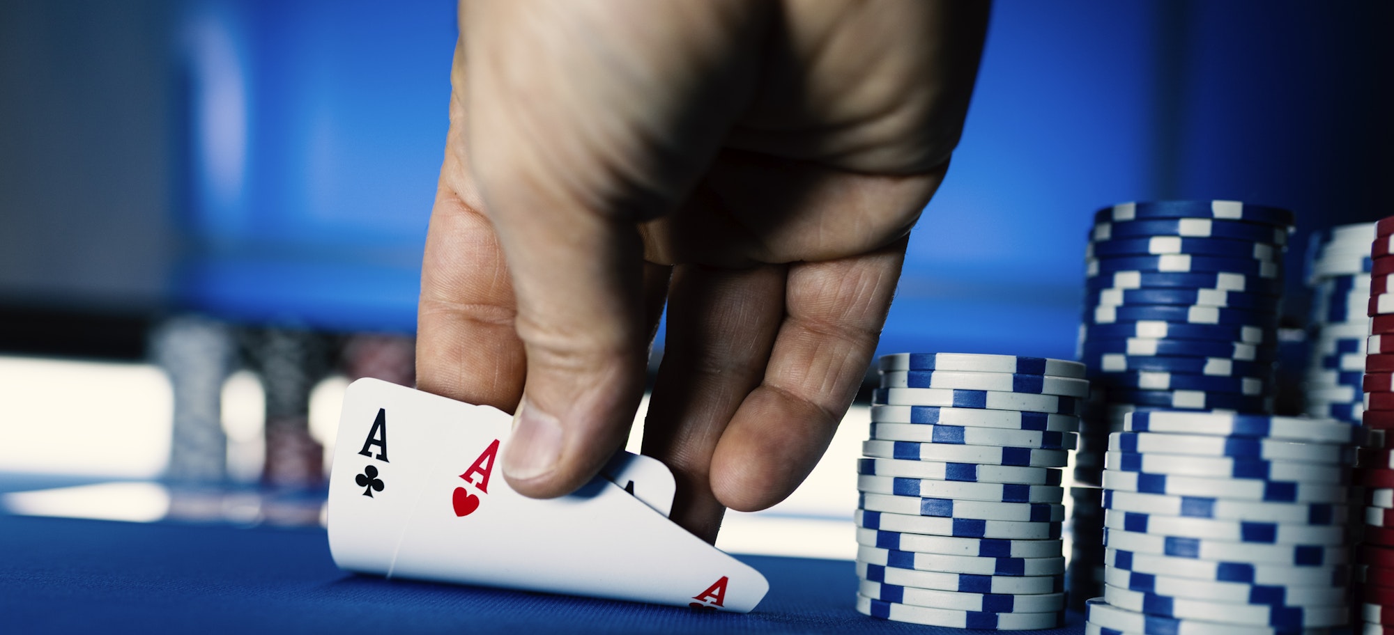 Hold 'em Texas poker tournament at casino